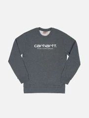 WIP 스크립트 맨투맨 (I021959) DARK GREY